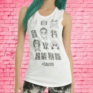 DC Suicide Squad NEFF Muscle Top Harley Quinn Medium